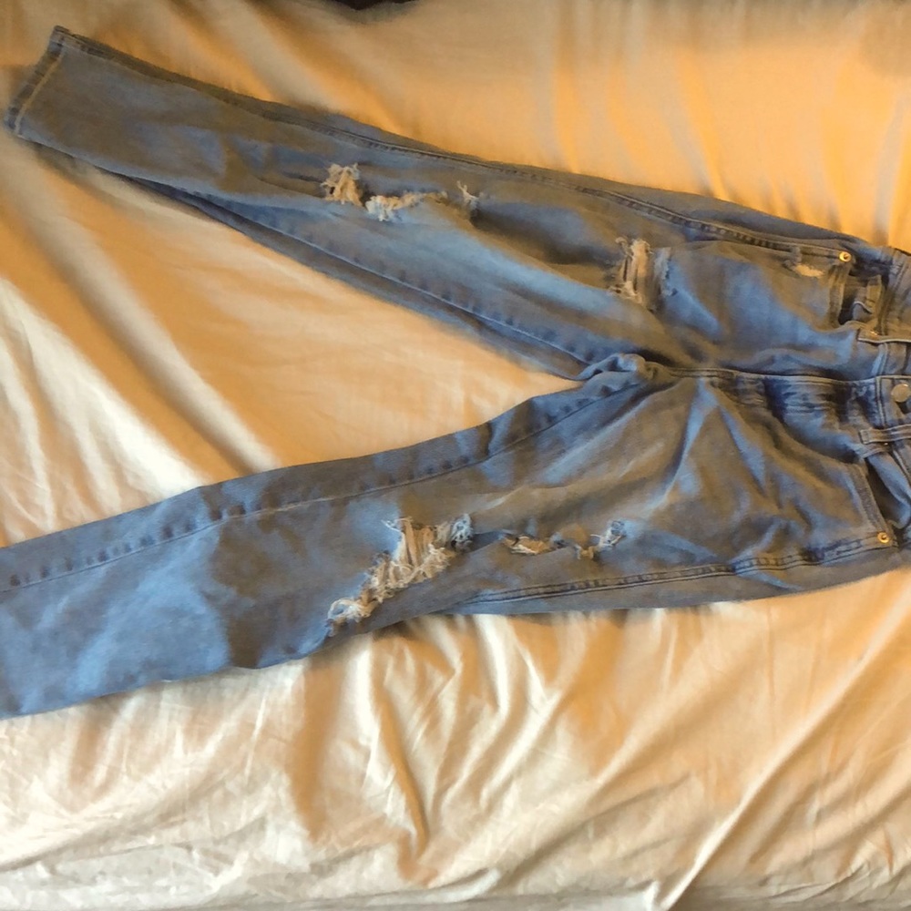 Blue mom jeans